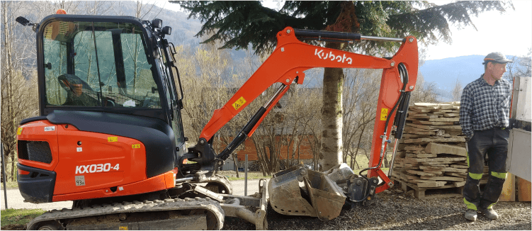 usługi koparką wiercenie wiertnicą DIGGA 2